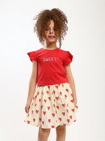 Mini Town Team Kids Girls Blouse Sets