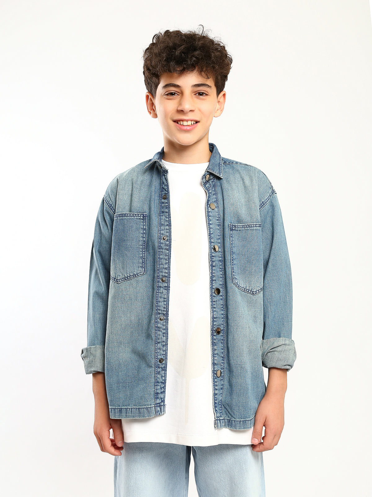 Long Sleeves Shirts Slim fit denim
