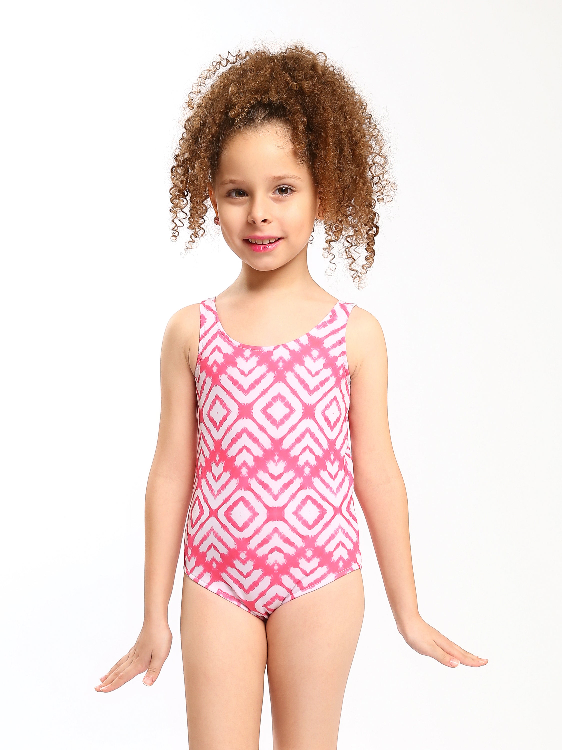 Mini Town Team Kids Girls One Piece Swimsuits