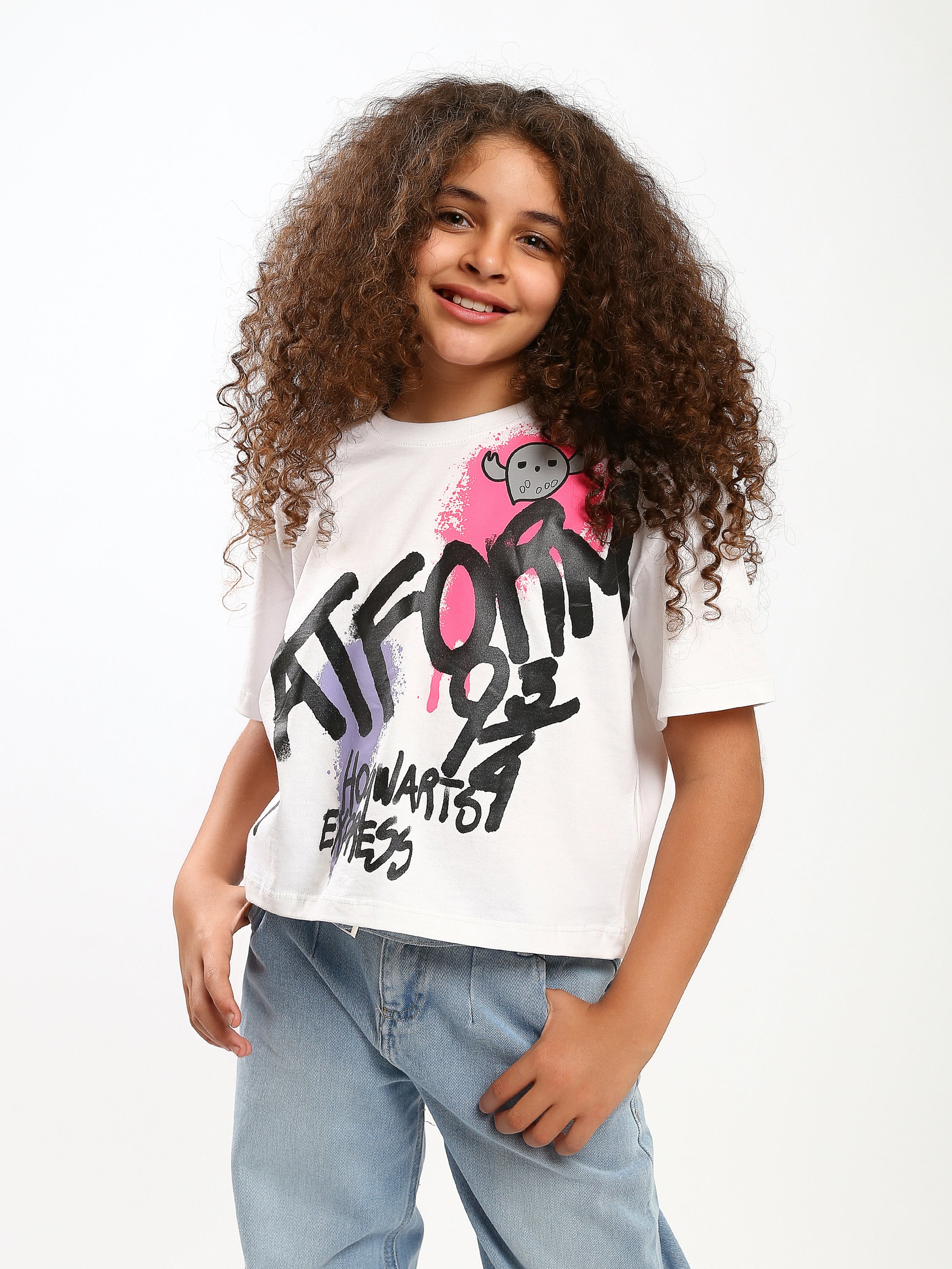 Mini Town Team Kids Teens Girls T-shirts