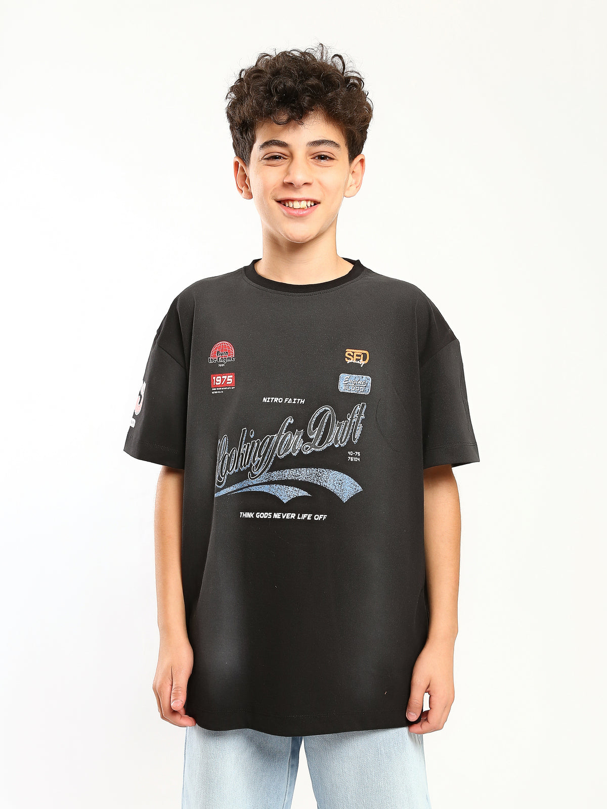 Mini Town Team Kids Teens Boys T-shirts