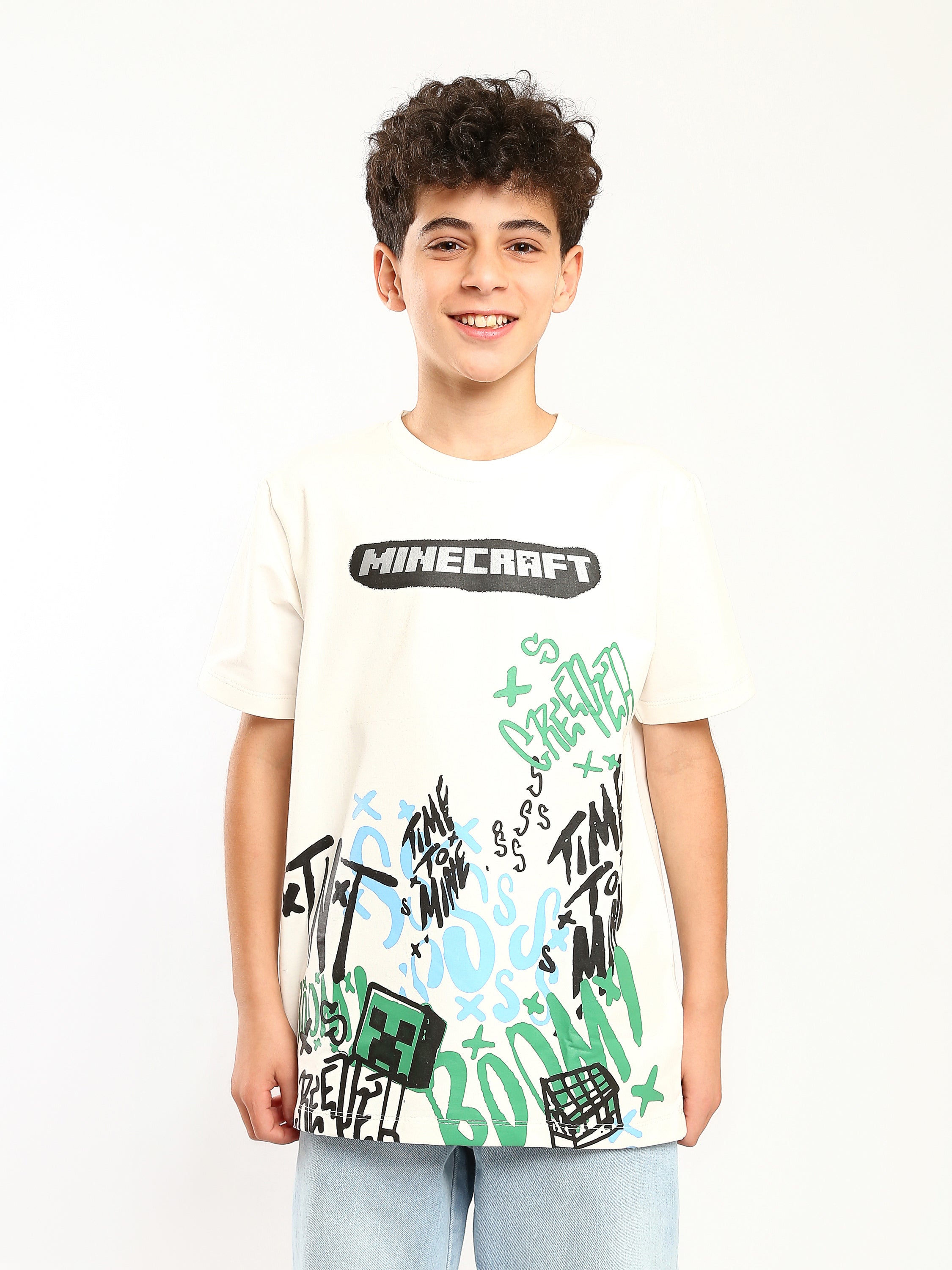 Mini Town Team Kids Teens Boys T-shirts